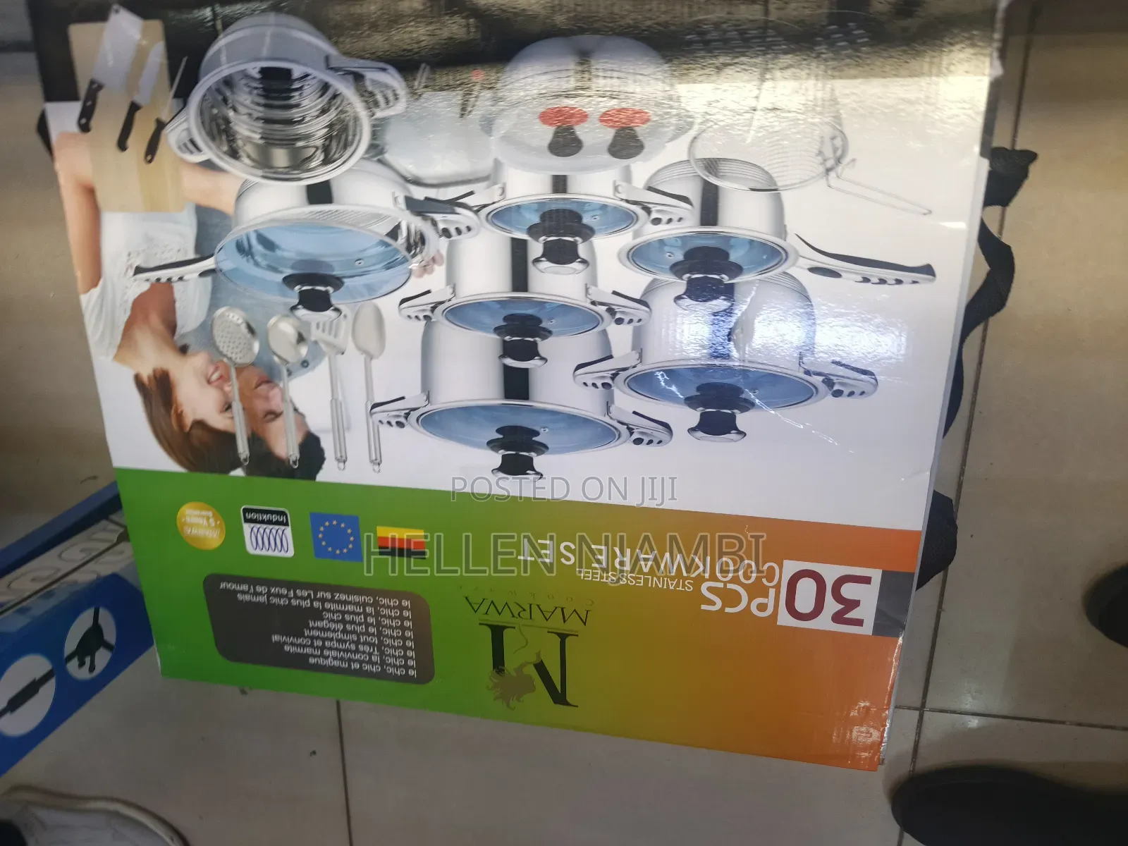 Marwa German 30pcs Stainless Cookware Set