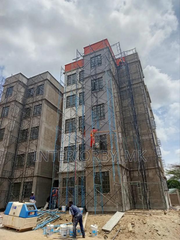 Blue Scaffolds in Nairobi - main view