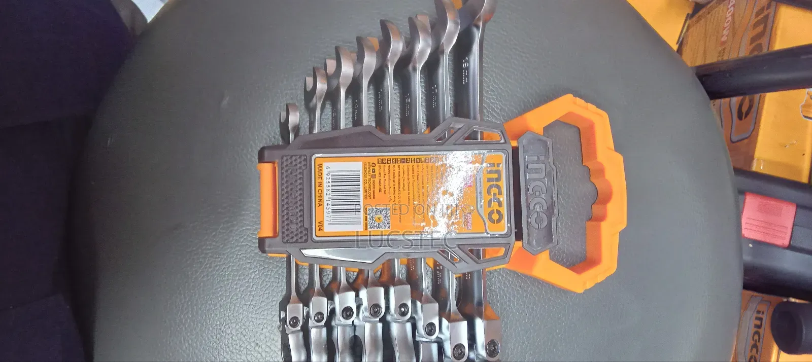 Set Of Ingco Combination Wrenches.