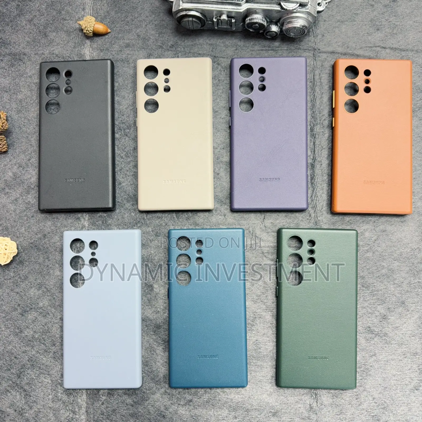 Authentic Samsung Galaxy S24 Ultra Vegan Leather Case/Cover