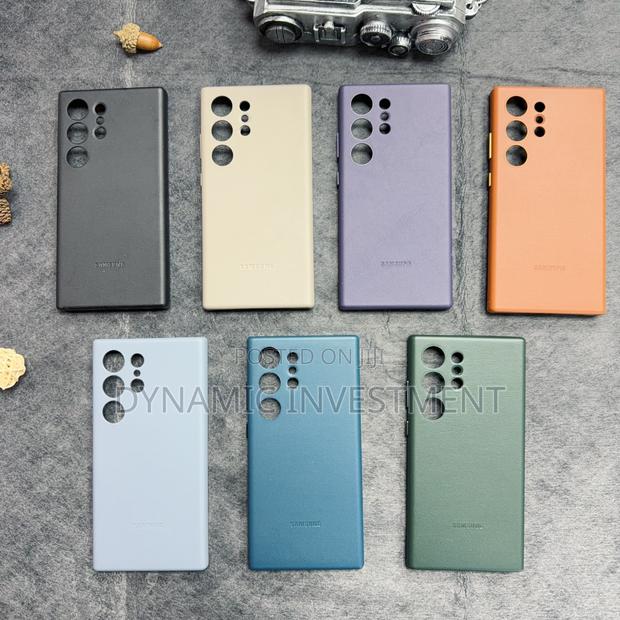 Authentic Samsung Galaxy S24 Ultra Vegan Leather Case/Cover - main view