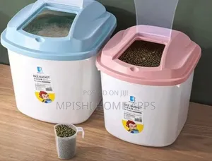 Rice/Cereal Bucket With Measuring Cup
10kg