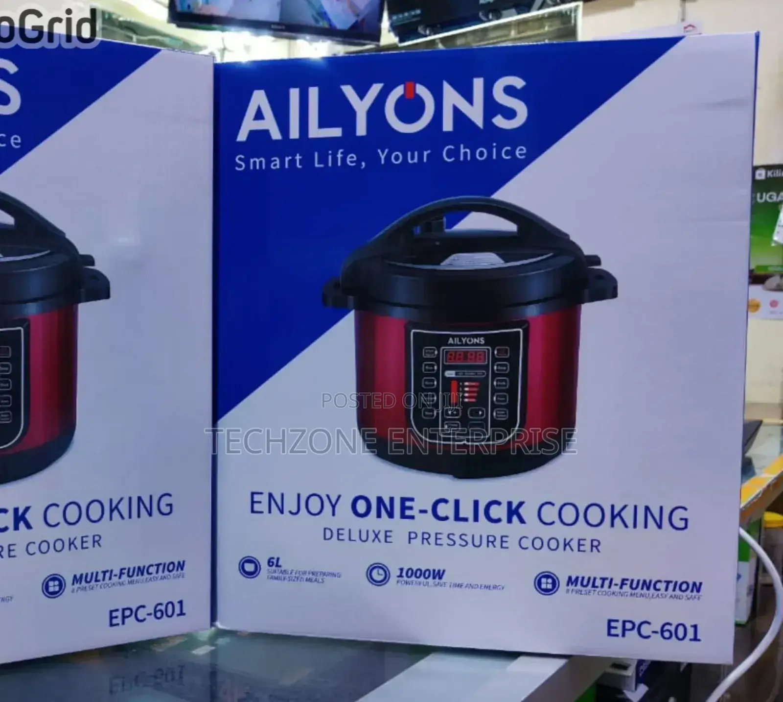 Ailyons Epc-601 6l Electric Pressure Cookers 1000 Watts ;