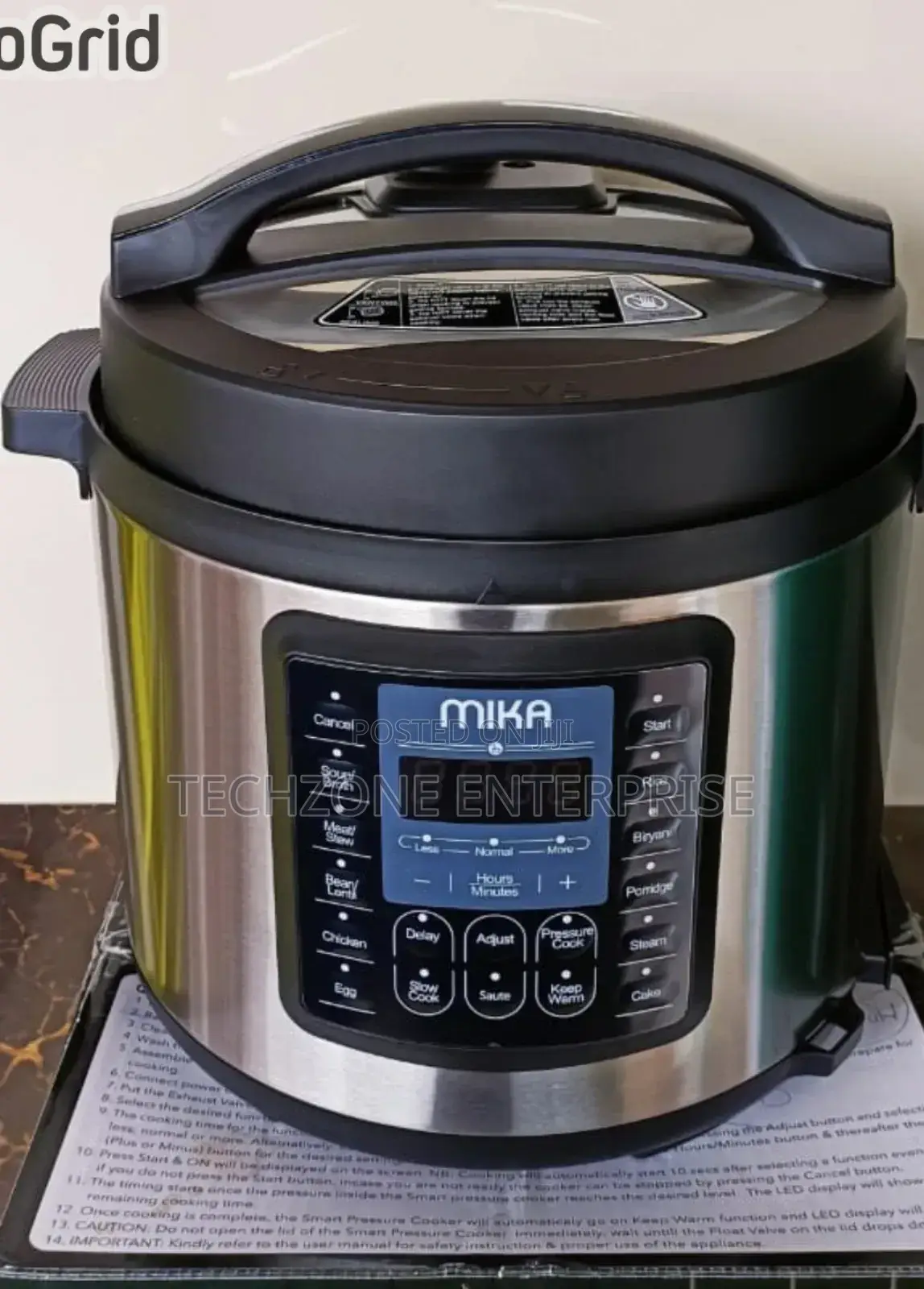 Mika (Mphc1106) 6 Litres Electric Pressure Cooker 1000w !