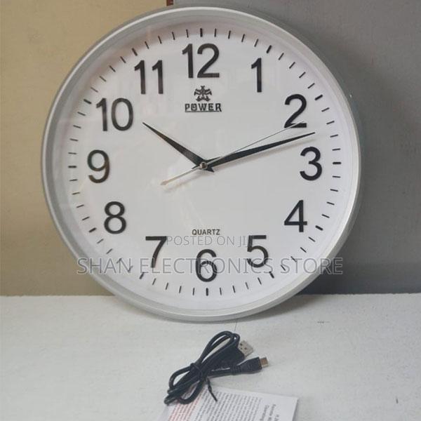 Clock Brightness Adjustment Digital Wall Clock CCTV Camera - main view