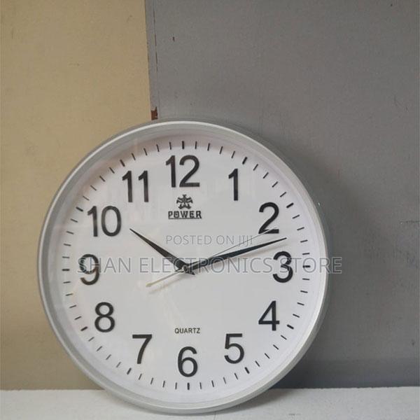 Electronic Led Digital Wall Clock With Hidden CCTV Camera. - main view