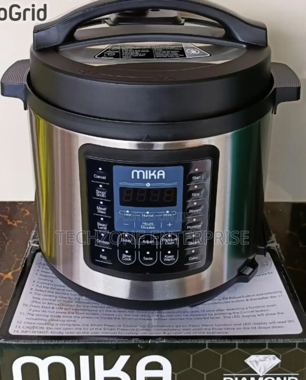 Mika Mphc1106 6l Electric Pressure Cooker Preset Programs