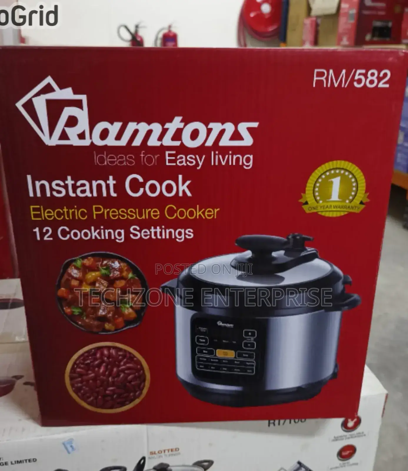 Ramtons (Rm582) Electric Pressure Cooker 12 Settings ;