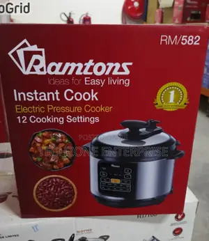 Ramtons (Rm582) Electric Pressure Cooker 12 Settings ;
