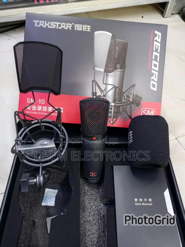 Takstar Sm-10 Unidirectional Recording Microphone. - main view