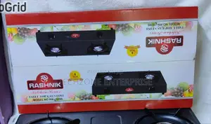 Rashnik Double Burner Gas Cooker Auto Ignition ;