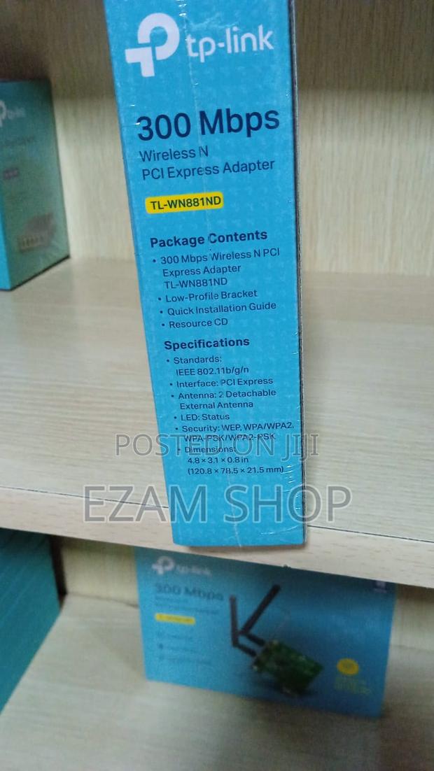 Tp-Link 300 MBPS Wireless N Pci Express Adapter Tl-Wn881nd - thumbnail 3