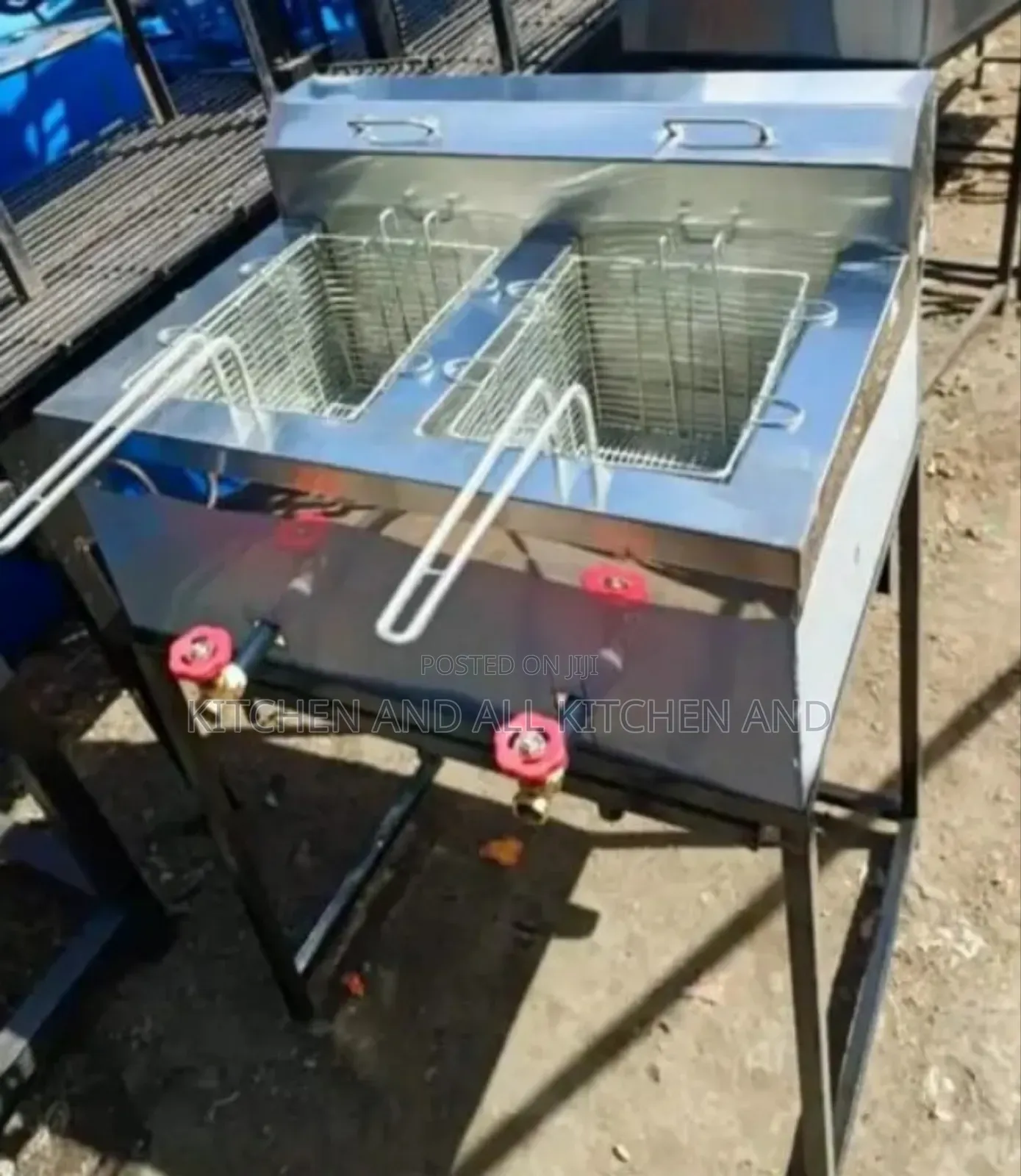 Gas Operated Chips Fryer,Stainless Steel