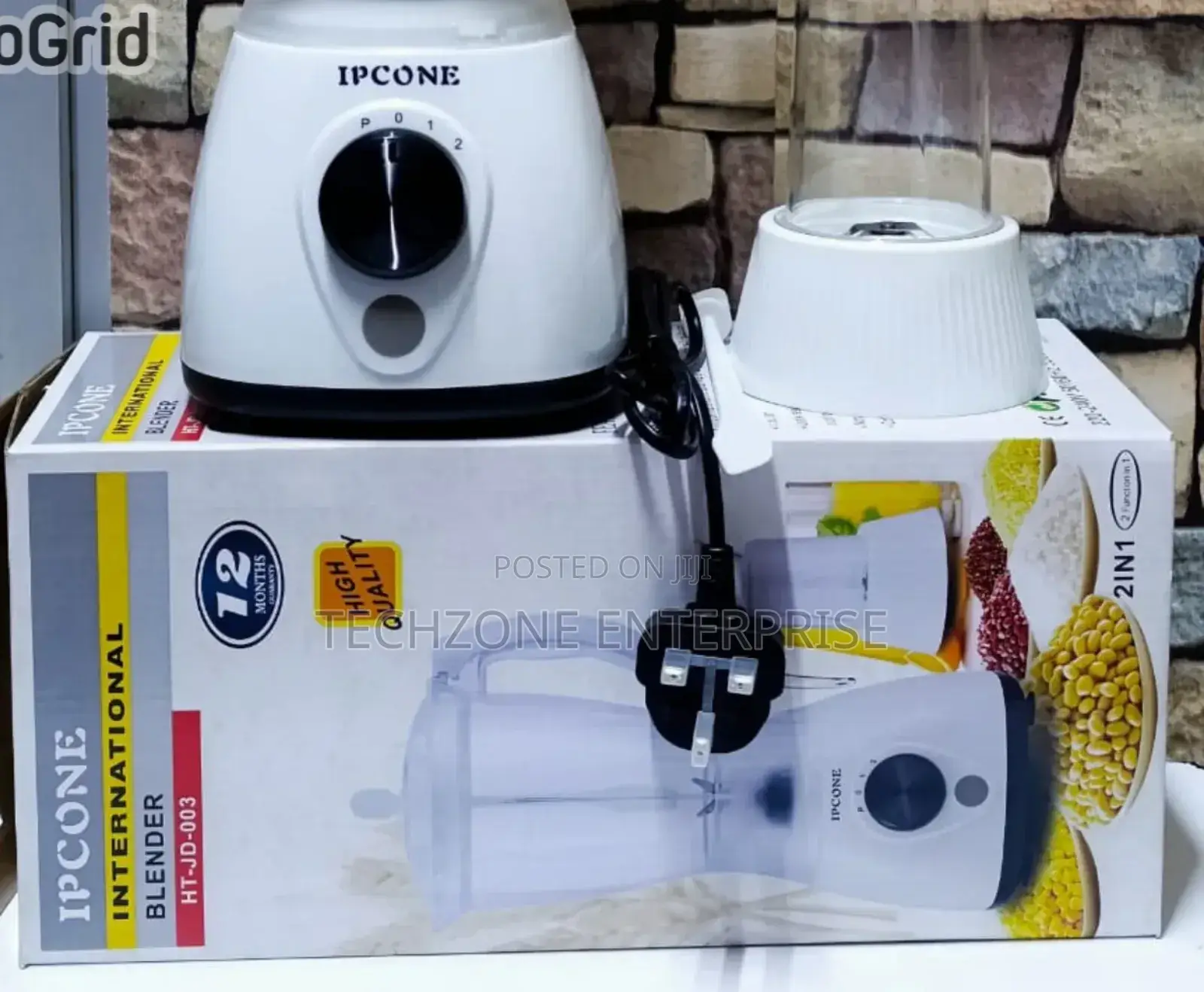 Ipcone 2 in 1 Blender , 1.5 Litres With 350w ;