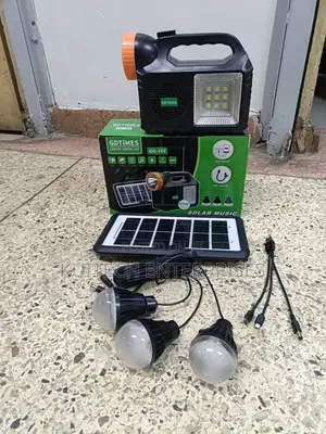 Emergency Home Solar System/ Home Solar Lights With Fm