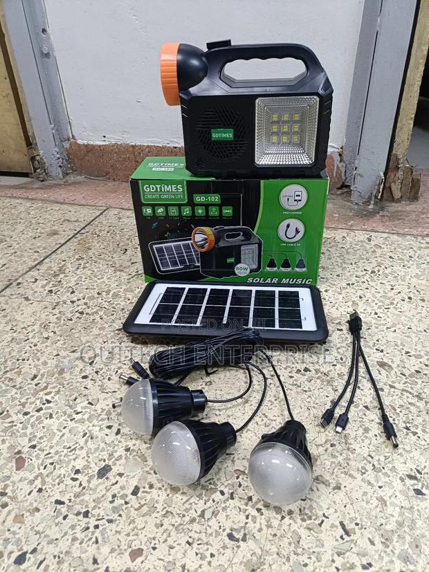 Emergency Home Solar System/ Home Solar Lights With Fm - main view