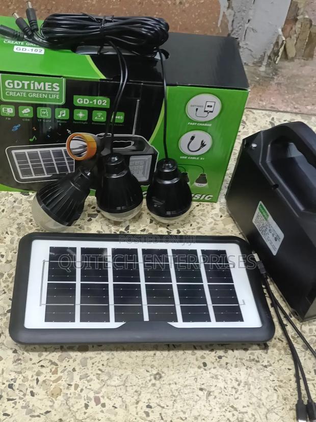 Emergency Home Solar System/ Home Solar Lights With Fm - thumbnail 2