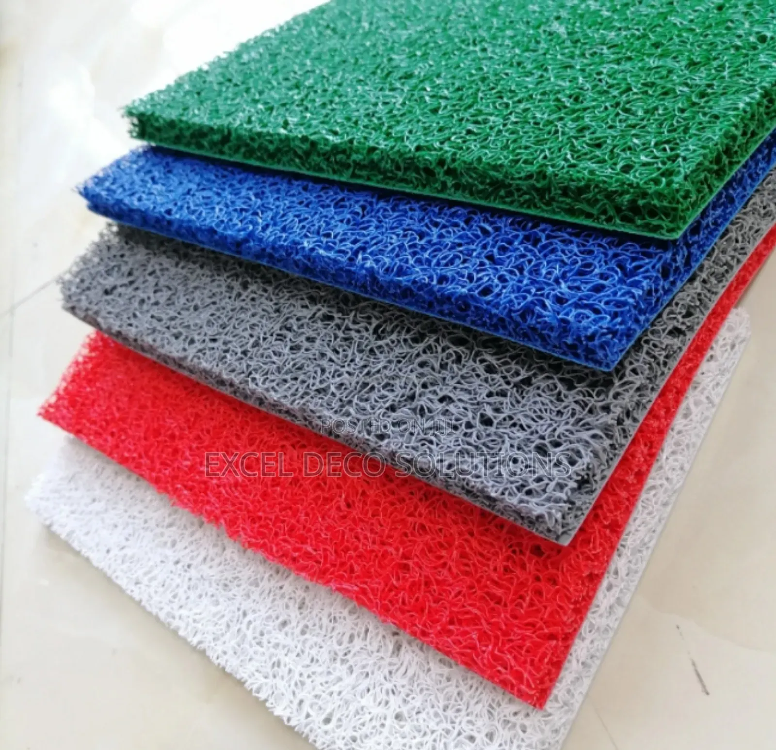 PVC Coil Mat With Scraping Texture for Shoe Cleaning