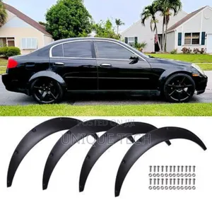 Fender Flares 4pcs Set / Black Wide Arch Fender Flares