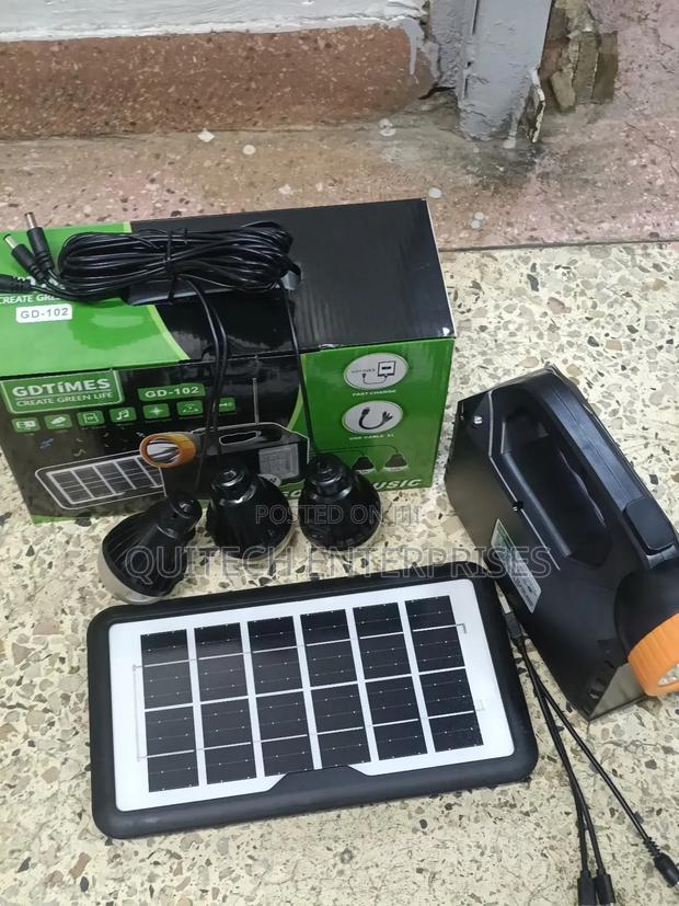 Solar Light Emergency Kit/Home Lighting Kit 3bulb - main view