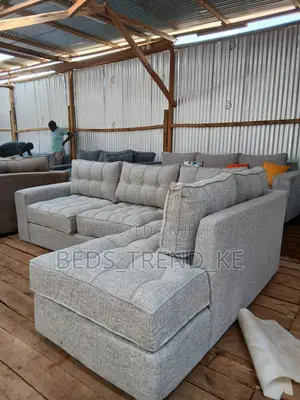 6 Seater Modern L Seat Sofa