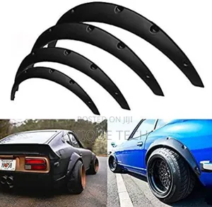 Black Fender Flares Set / 4pcs Universal Mud Guards