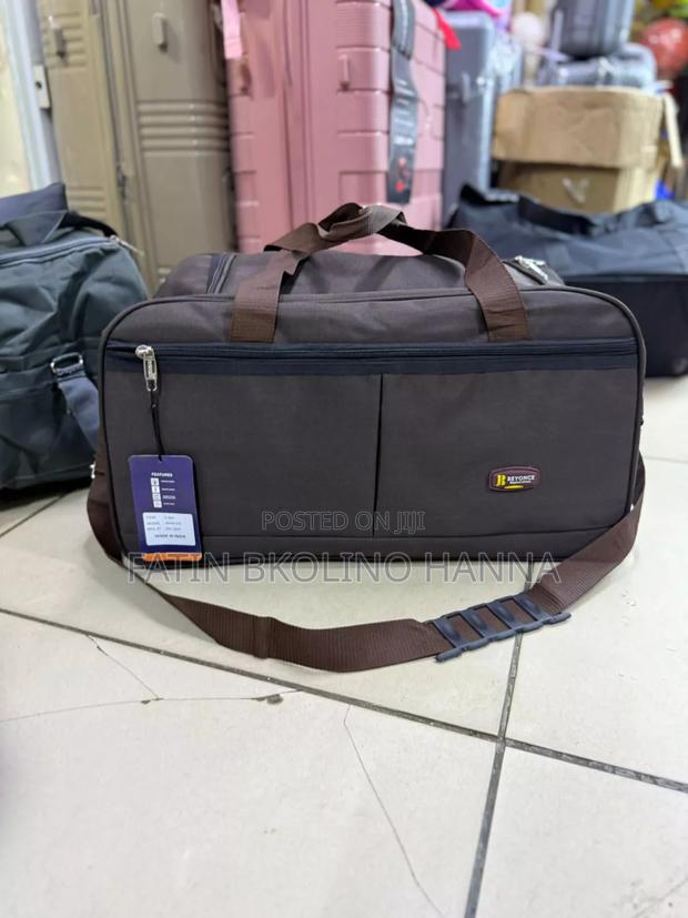 Dark Brown Travel Bag - main view