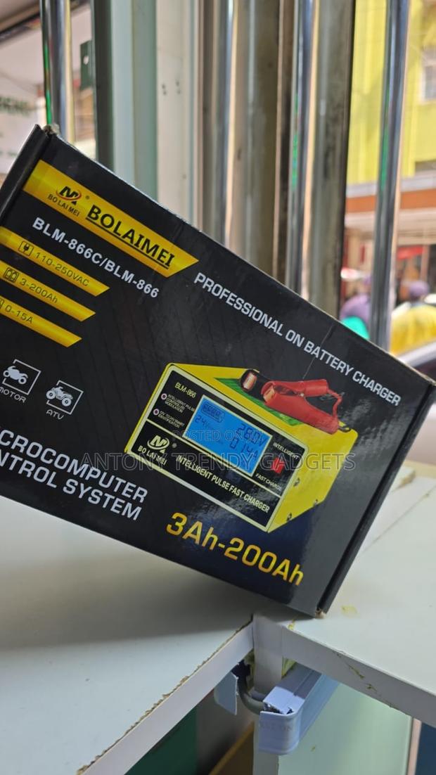 Bolaimei Car Battery Charger – Automatic 3–200ah