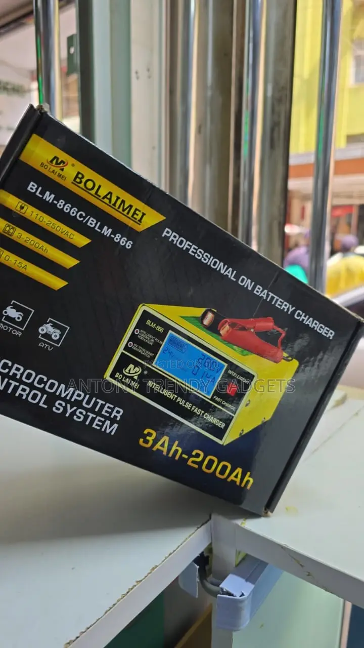 Bolaimei Car Battery Charger – Automatic 3–200ah