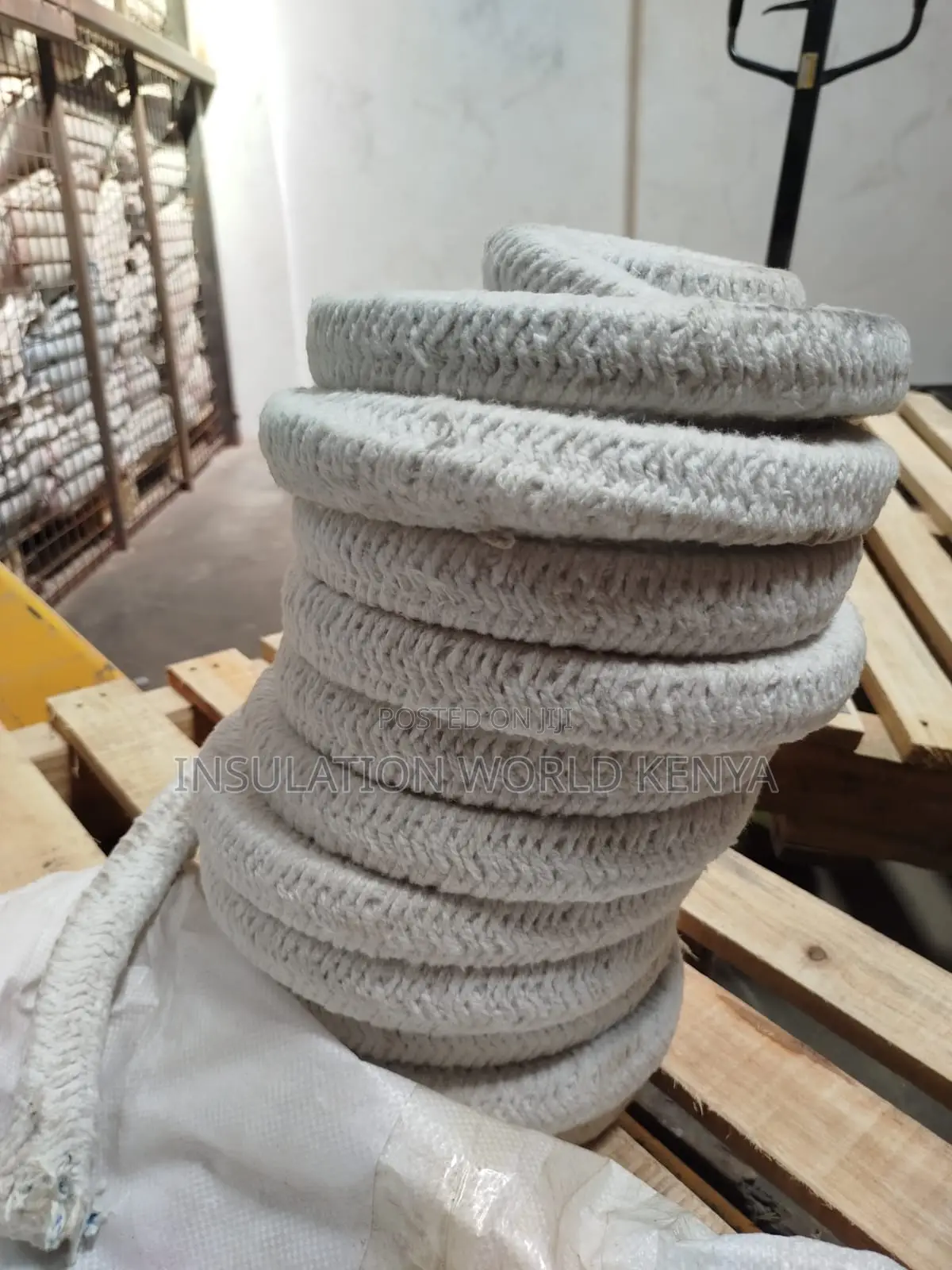 Ceramic Fiber Square Rope–32mmx32mm Diameter–Non-Asbestos