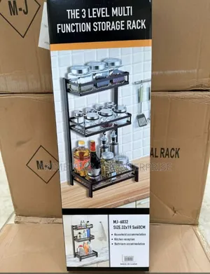 Three Level Multifunctional Storage Rack