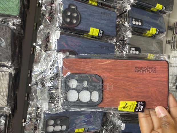 Suede Leather Case With Silicone Bumper for Infinix Note 50 - main view