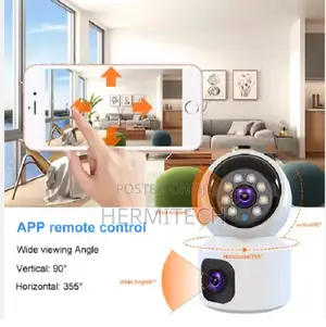 Dual-Band 2mp Indoor Dual-Lens PTZ Wifi Camera