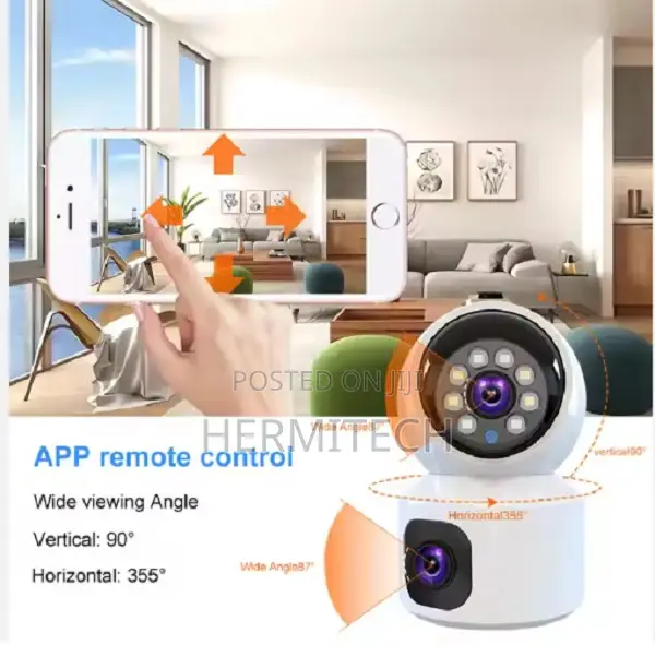 Dual-Band 2mp Indoor Dual-Lens PTZ Wifi Camera