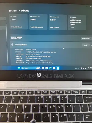 Laptop HP EliteBook 820 G3 8GB Intel Core I5 SSD 256GB