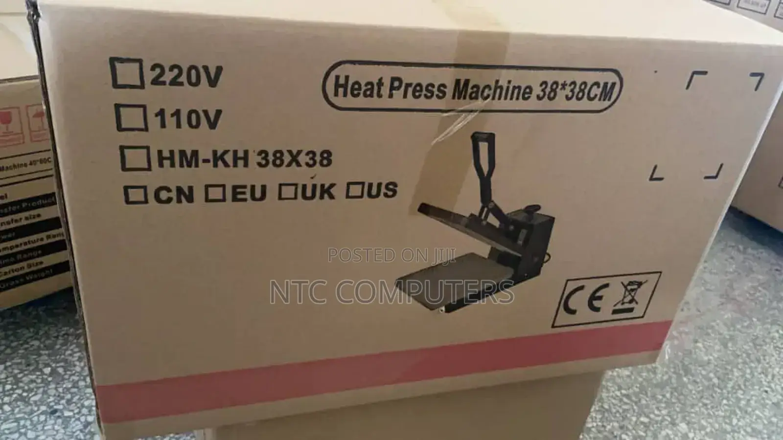 Flat Bend Heat-Press Machine 38cm by 38cm