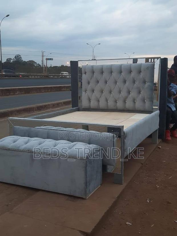 5 by 6 Chester Bed + Ottoman