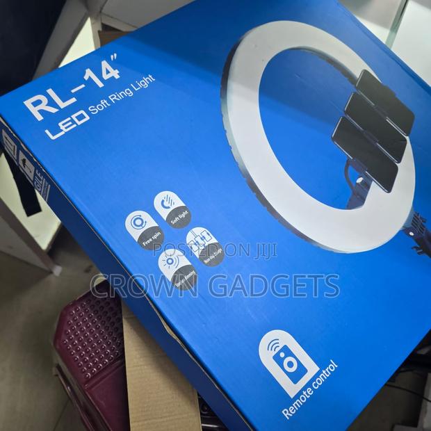 Rl-14 Makeup Ring Light – Adjustable Stand Included - thumbnail 2