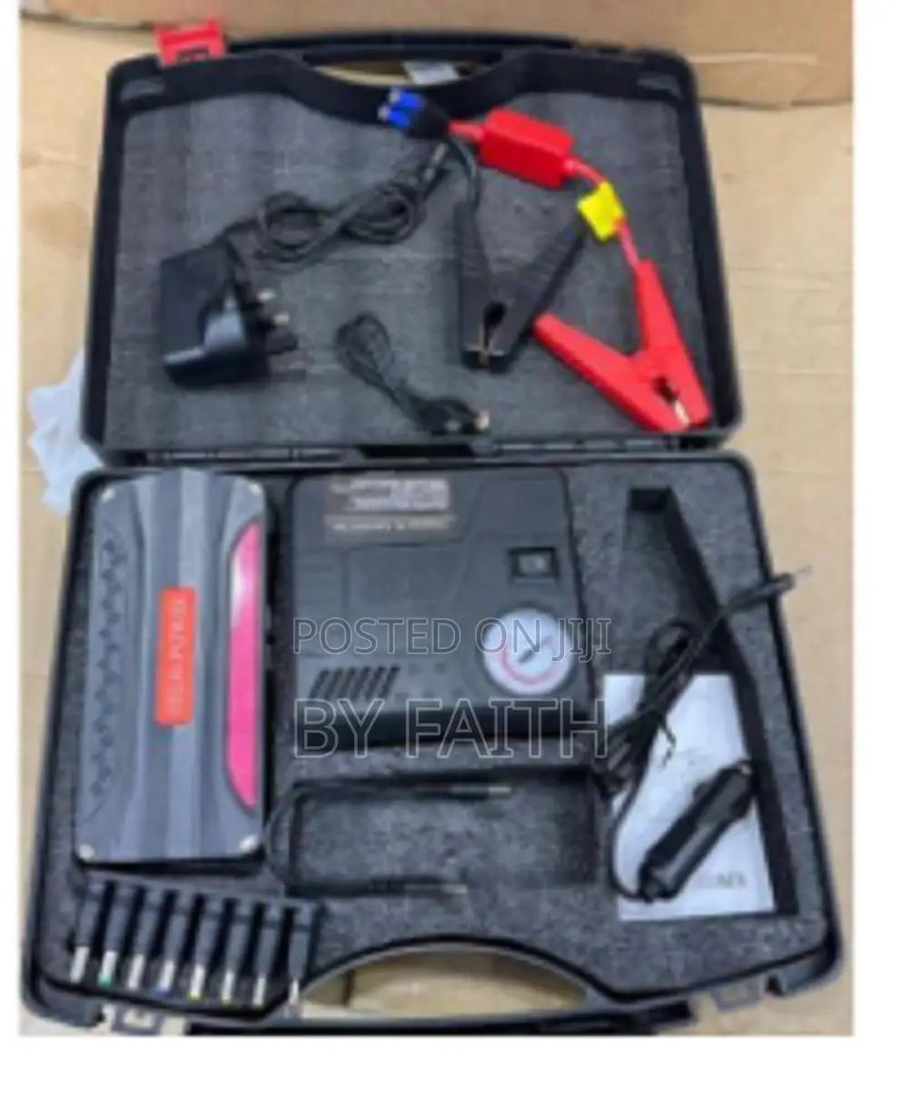 Lions High Power Car Jump Starter With Air Compressor