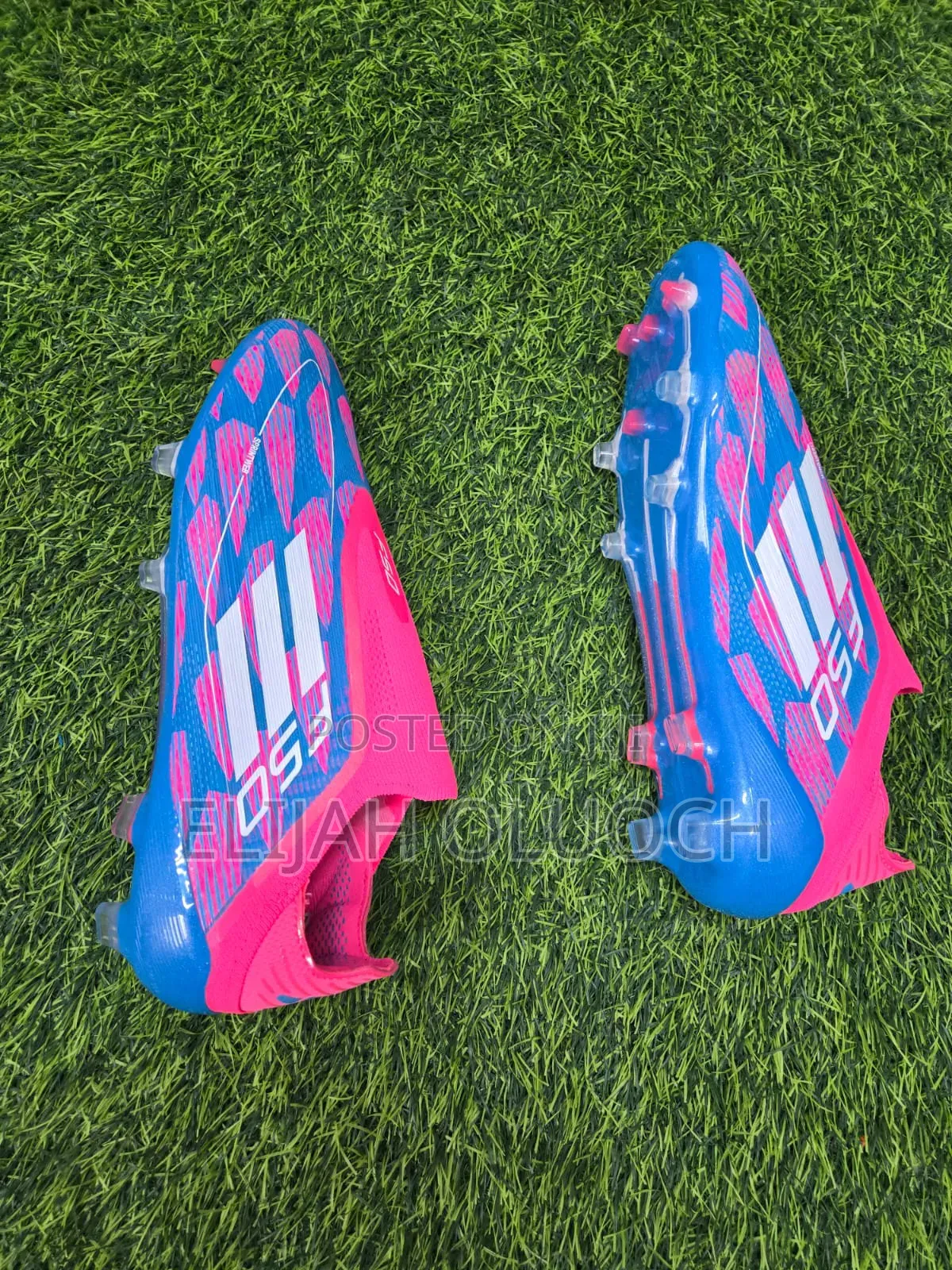 Blue Adidas F50 Boots