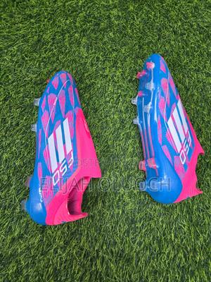 Blue Adidas F50 Boots - main view