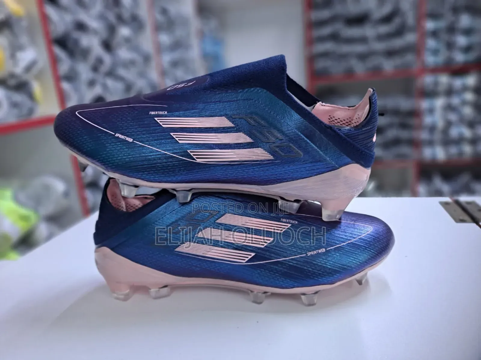 Blue Adidas F50 Boots