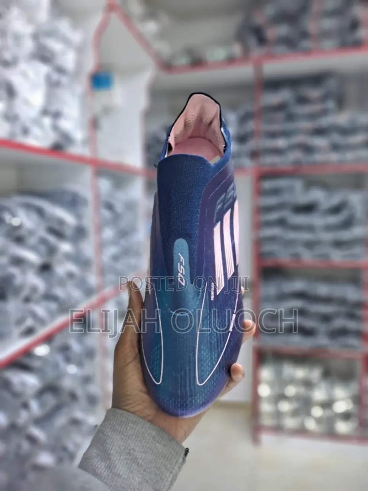 Blue Adidas F50 Boots