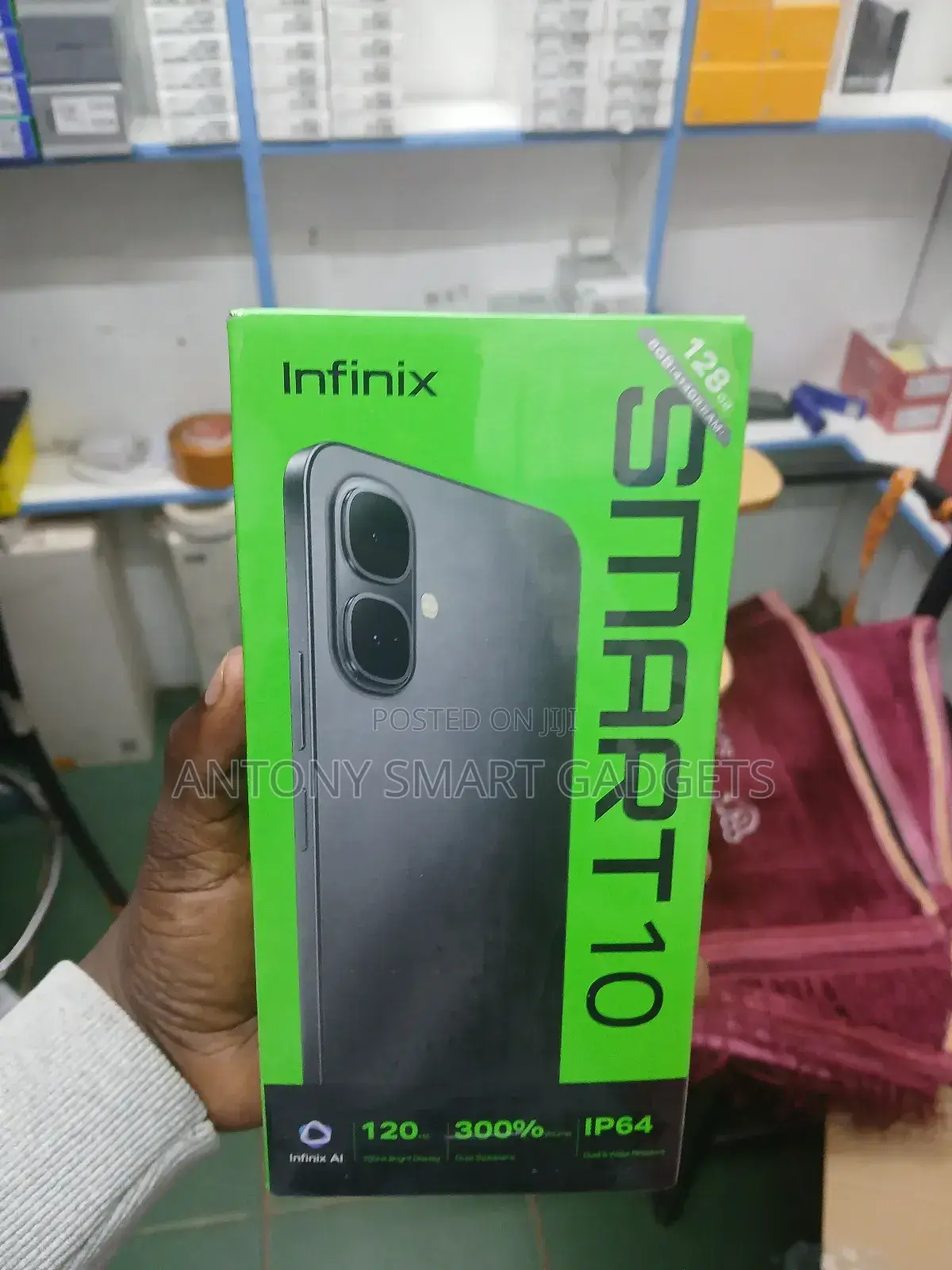 New Infinix Smart 10 128 GB Black