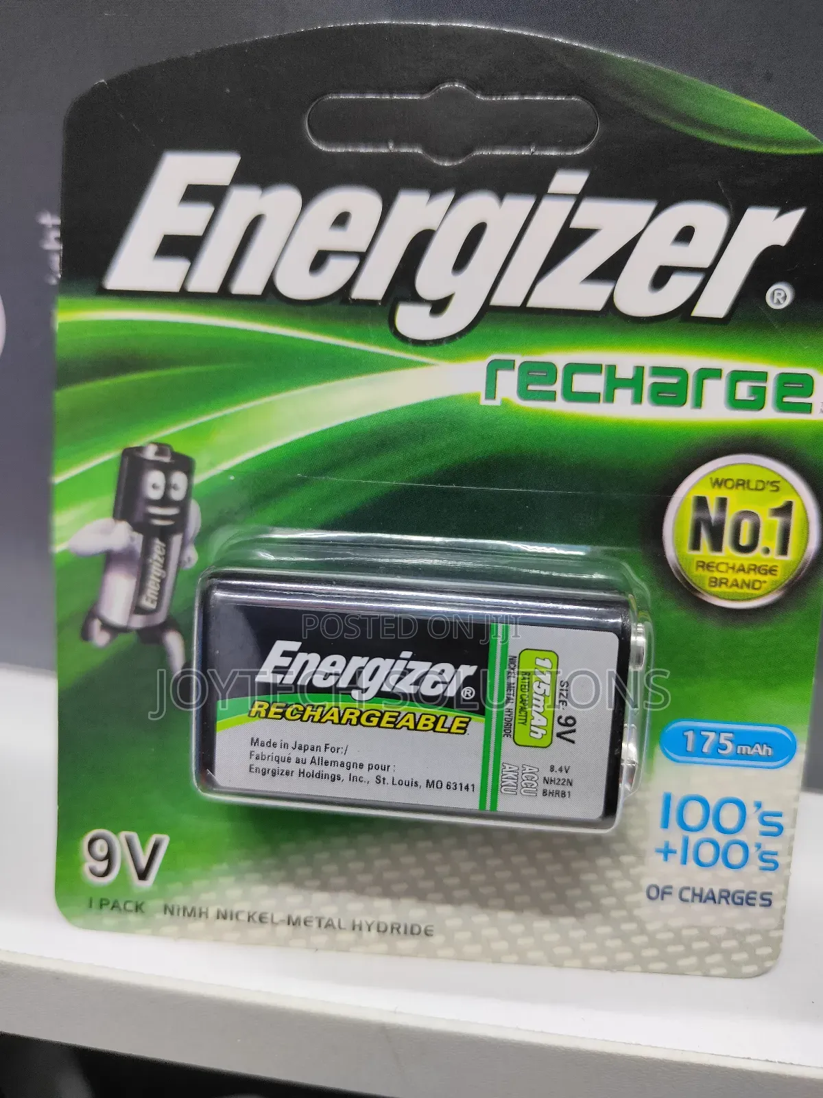 Hydrige Energizer 9v Batteries