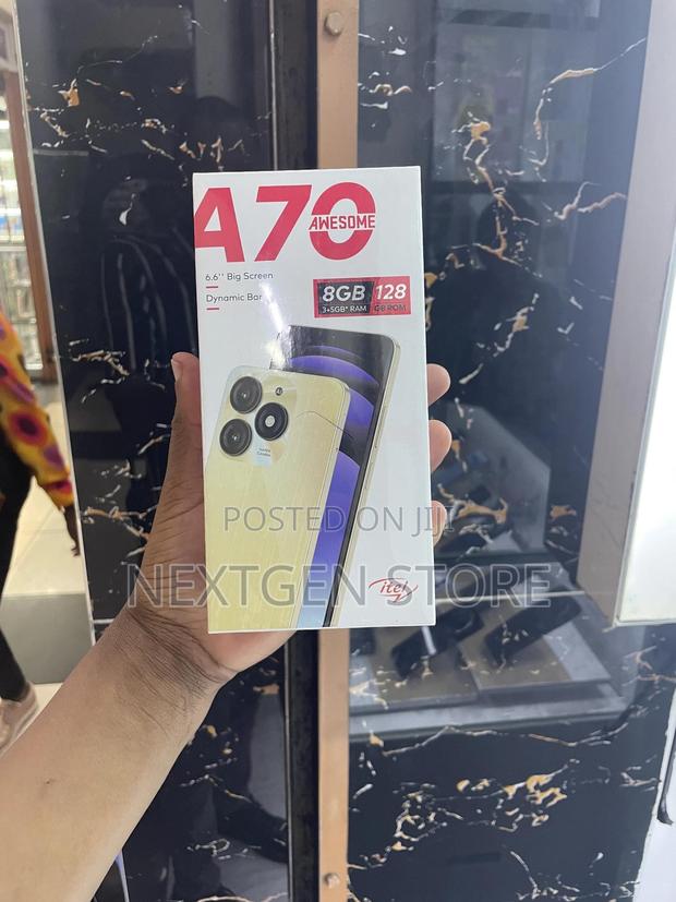 New Itel A70 128 GB Gold - main view