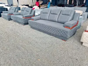 7 Seater Modern Semi Recliner Sofa