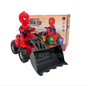 Spiderman Toy Bulldozer Truck / Battery Toy Cars