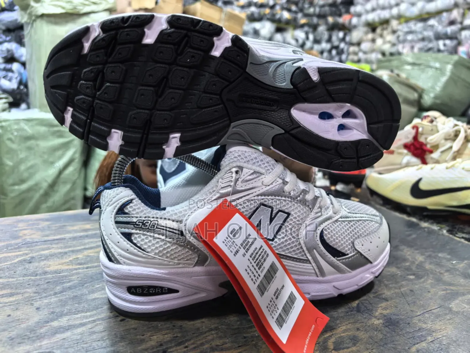 Silver Grey New Balance 530 Original Running