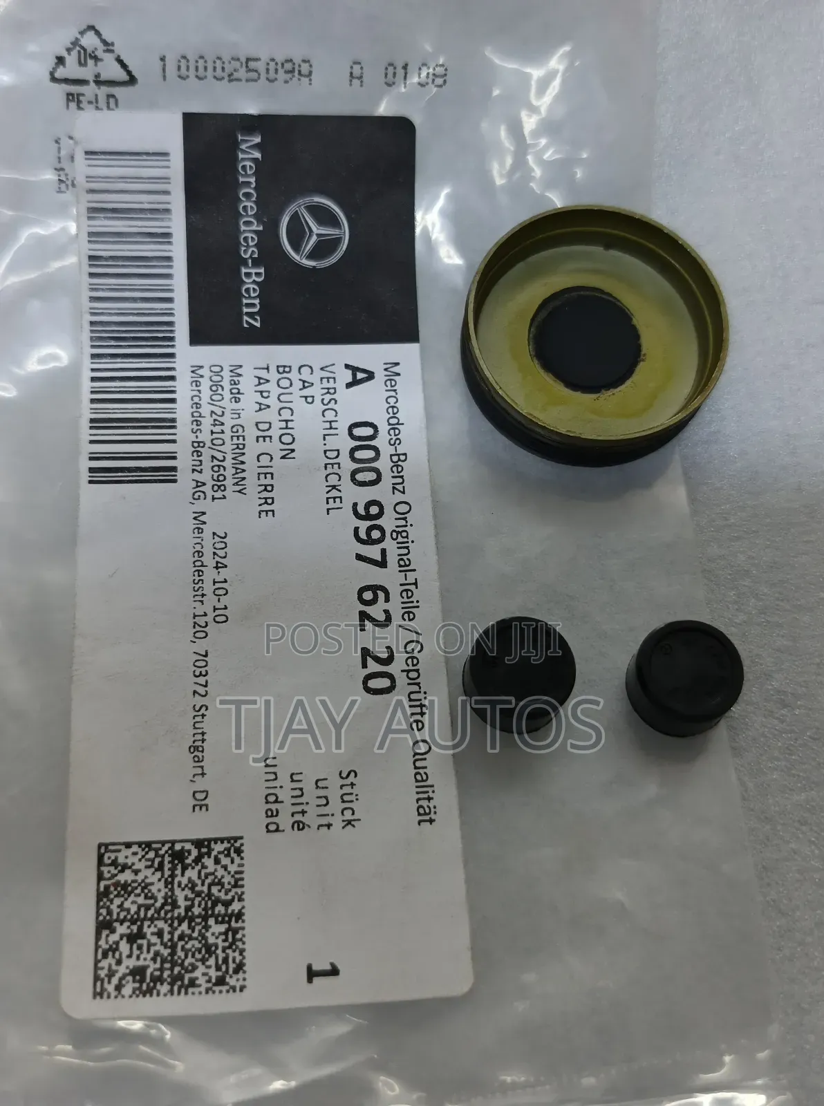 Mercedes Benz Timing Chain Tensioner Cap Seal A